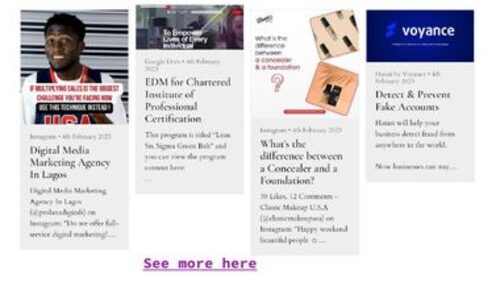 Social media caption samples